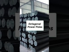 Nhà máy tùy chỉnh cột điện cột truyền cột thép cột thép đa giác