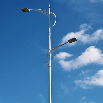 Hot-Dip Galvanized Steel Street Light Pole cho Garden Highway Street Square với thiết kế tùy chỉnh và vật liệu bền