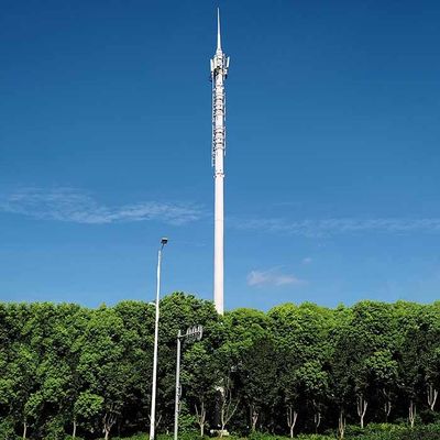 Hot Dip Galvanized Telecommunication Post với thiết kế chiều cao và gió có thể tùy chỉnh