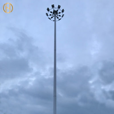 Dodecagon Shape High Mast Chiếu sáng Cực cao 15M - 40M cho sân bay
