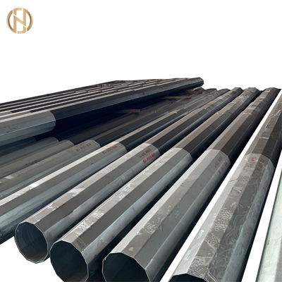 Chiều cao 10M Trụ thép mạ kẽm mạ kẽm 330daN 300daN