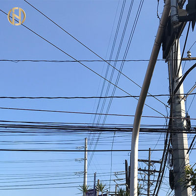 Cột thép viễn thông SS400 Tùy chỉnh