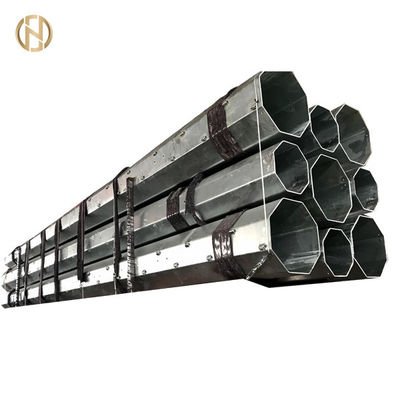 Cực kim loại tùy chỉnh Cực đường dây truyền tải 132KV Cực HDG Bề mặt