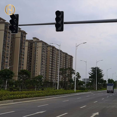T loại hình trụ mạ kẽm hình bát giác Chiều cao tùy chỉnh cho tín hiệu giao thông