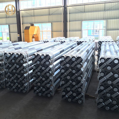 10m 11m Class 3 Thép mạ kẽm Cực 11KV 33KV 5,3KN 6,7KN