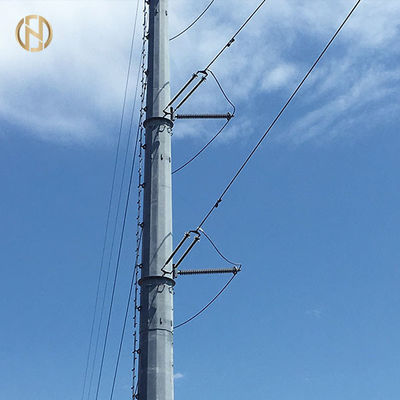 Tự hỗ trợ cực mạ điện 132KV 138KV 32m 60-90 Độ