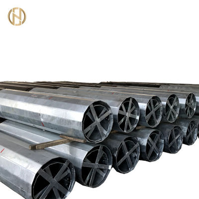 Tháp viễn thông bưu điện đơn cực mạ kẽm trượt trụ 30M 36M