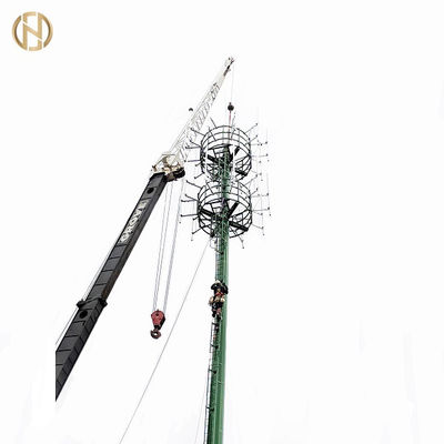 Sân bay Monopole Viễn thông cực cao 15M - 60M Độ dày 2 mm - 30 mm