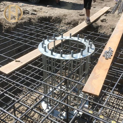 Tháp truyền thông bưu điện đơn cực bằng thép mạ kẽm 36M 48M