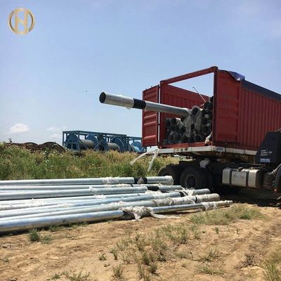 Chiều cao 13m Điện cực, Cột điện kim loại 450daN SF 2.0 cho ICE