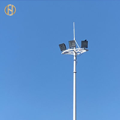 Q420 Thép Octadecagon Cột đèn cao cấp 20M 30M 35M 40M