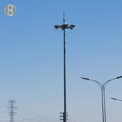 Tháp cao 80FT 85FT 90FT Tháp cao cột cao được lắp đặt tại sân vận động
