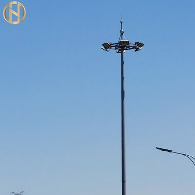 Q345 Mạ kẽm nhúng nóng cực cao đa giác cho đèn đường lED