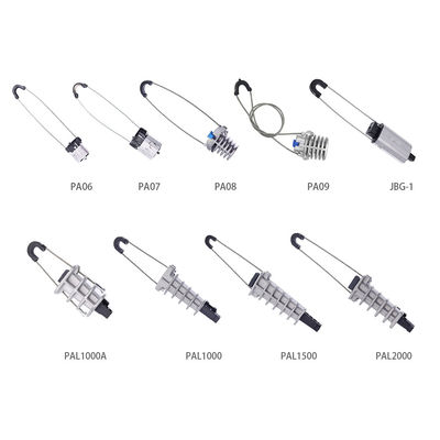 Cáp kim loại có độ bền cao Kẹp căng dây cáp quang Điểm cuối Anchoring nêm Kẹp sợi quang