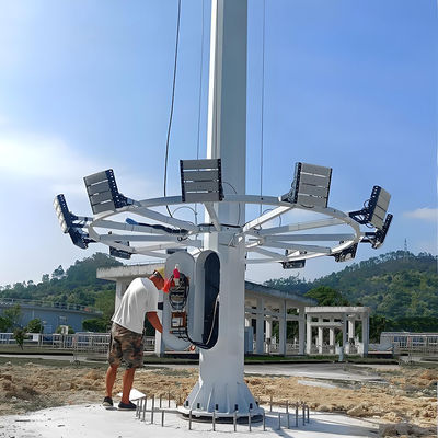Mua Cột cột cao với hình dạng hình nón và tròn đa giác cung cấp các tùy chọn thiết kế linh hoạt cho các dự án chiếu sáng sân vận động online manufacture