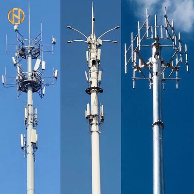 mua Cột thép bưu điện viễn thông chống ăn mòn Lý tưởng cho các khu vực ven biển có lượng muối phun cao và tiếp xúc với bão online manufacture