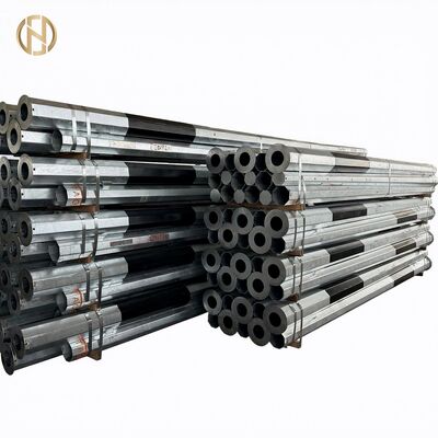 Mua Cột điện thép hình tám cao độ bền ️ Thiết kế baseplate hình nón để hỗ trợ điện ổn định online manufacture