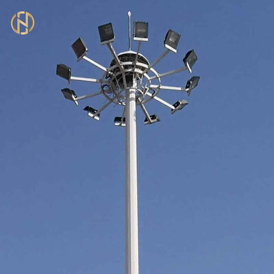 Mua FUTAO Source Factory Galvanized 20m 30m High Mast Pole with Motorized Lift System Multi-head LED Light for Football Tennis Stadium Xuất khẩu toàn cầu online manufacture