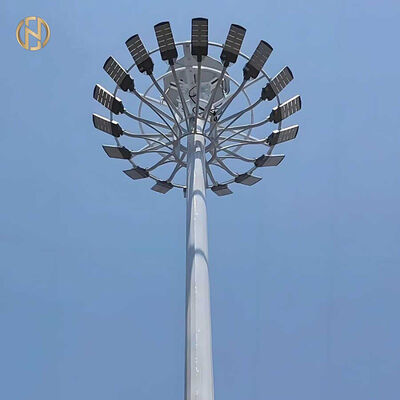 Mua Ánh sáng sân vận động Cột cột cao với các hình dạng và chiều cao cột khác nhau từ 15 đến 40 mét với cấu trúc thép galvanized bền online manufacture