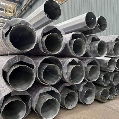 mua 10m-12m 11KV-33KV Hot Dip Galvanized Steel Electrical Pole Giải pháp phân phối điện đáng tin cậy cho Đông Nam Á online manufacture