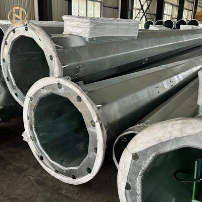 mua Đường chiếu sáng cột cao sợi thép nóng ️ EN 40 / ANSI C136 phù hợp, 15-50m cho sân bay, cảng, đường cao tốc và sân vận động online manufacture