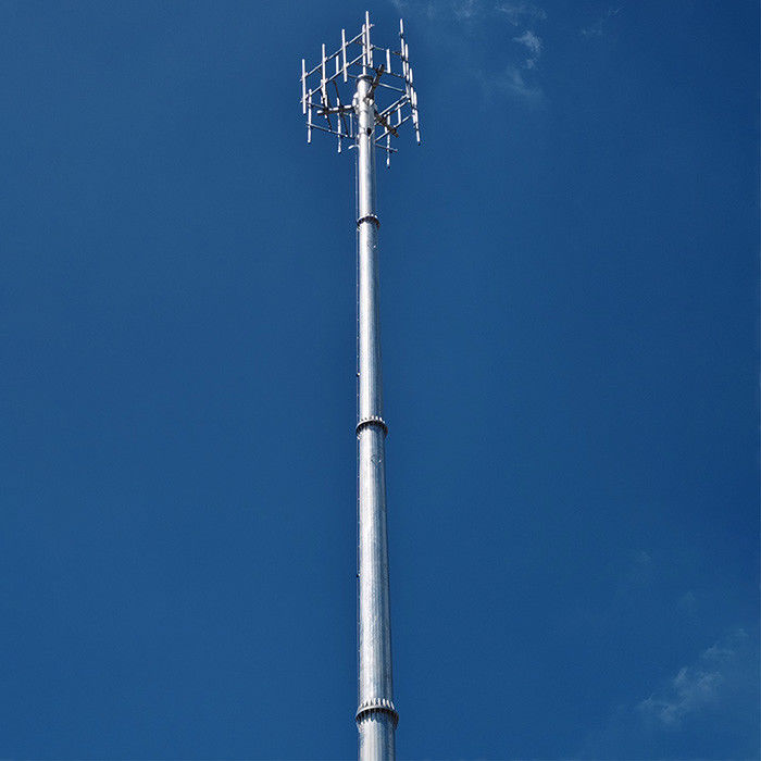 100FT 120FT Điện thoại cột đun sục nóng đun sạc xử lý bề mặt và Futao viễn thông sau khi khúc xạ tính toán