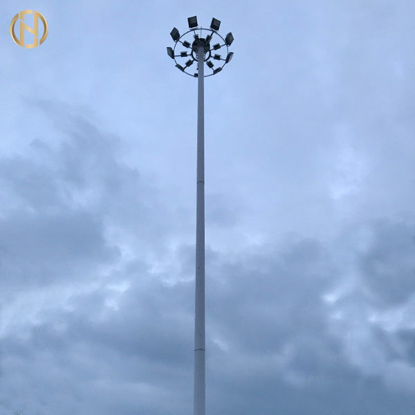 Dodecagon Shape High Mast Chiếu sáng Cực cao 15M - 40M cho sân bay