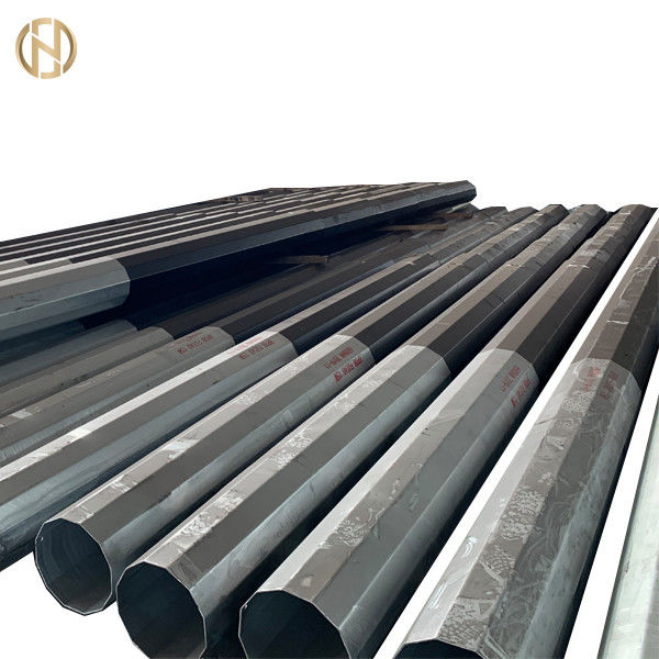 Chiều cao 10M Trụ thép mạ kẽm mạ kẽm 330daN 300daN