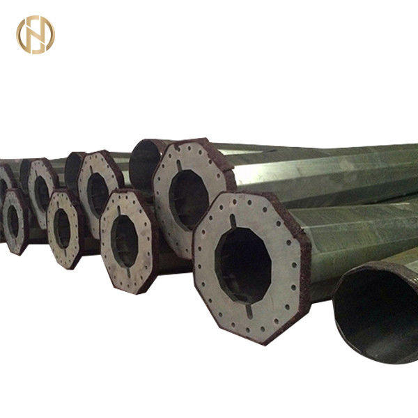 GR65 35FT Cột thép hình bát giác Chống chịu thời tiết