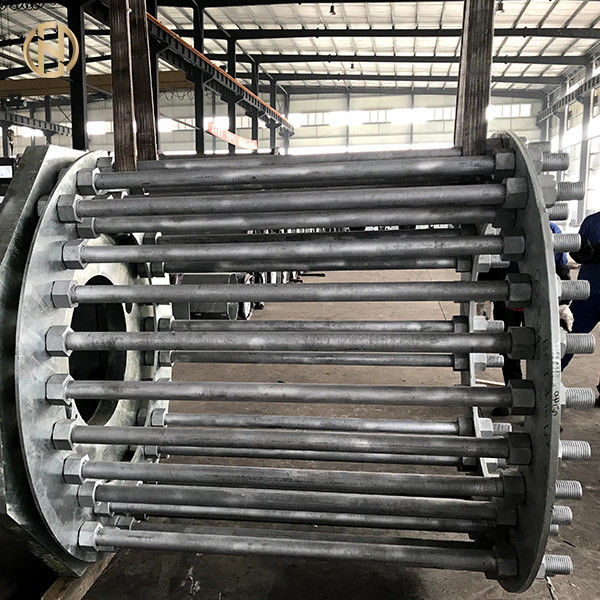 110KV 115KV Thép mạ kẽm Cực Q460C Chất liệu phục vụ lâu dài
