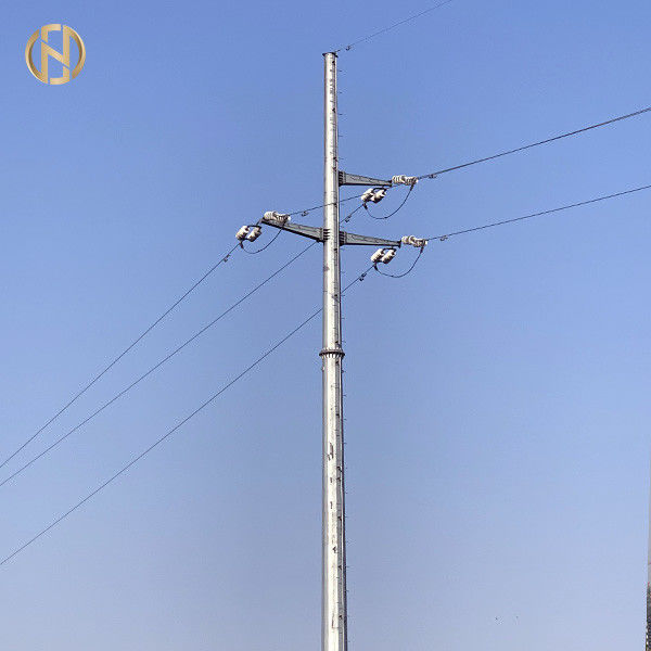 Cực truyền động bằng thép mạ kẽm hình bát giác 70FT 75FT 90FT