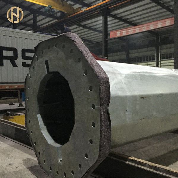 Dodecagon Steel Steel Utility Cực nóng nhúng mạ kẽm 32m 110FT