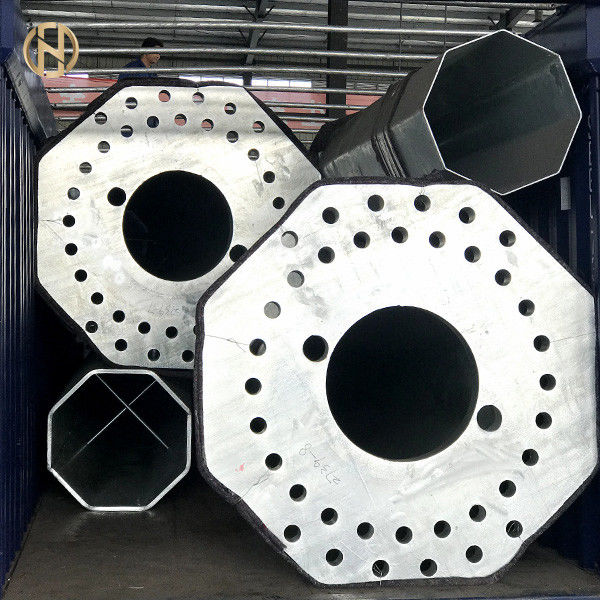 Tháp truyền thông đơn cực di động 36M với nền tảng 2 lớpM 40
