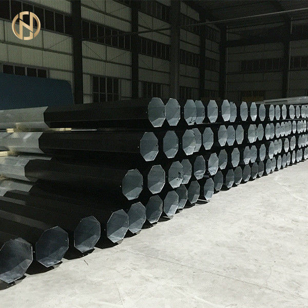 Màu điện tùy chỉnh Cực 12m 500daN Bề mặt mạ kẽm nhúng nóng