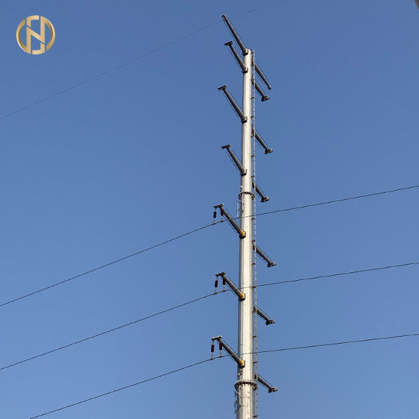 Mạch điện đơn cực 230KV 125FT ASTM 572 GR65 15m - Chiều cao 30m