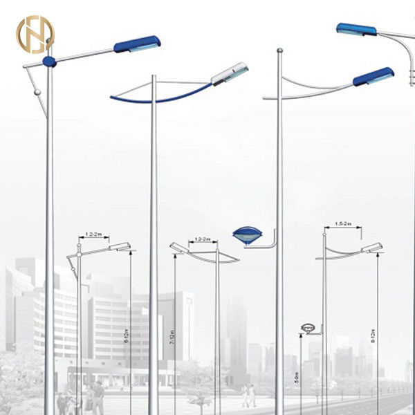 8M Hình dạng bát giác Đường cực cực Q345B Cột thép đôi