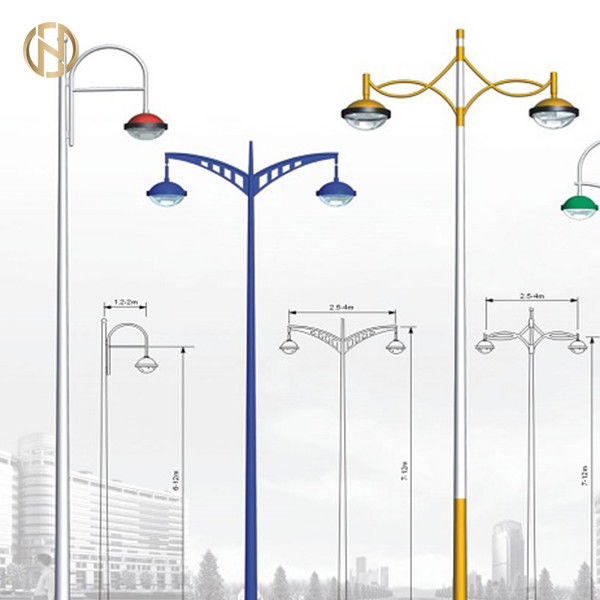 Đèn đường ngoài trời tùy chỉnh được thực hiện AWS D 1.1 Hàn Tuổi thọ dài