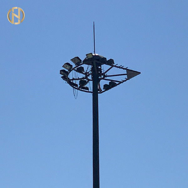 Cực nóng mạ kẽm nhúng cực 60FT 65FT 70FT Dodecagon Loại cố định