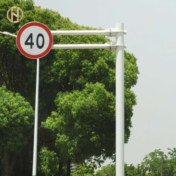 Tín hiệu giao thông đường bộ Vật liệu thép chống rỉ sơn tĩnh điện