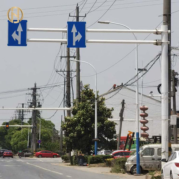 Mạ kẽm nhúng nóng 8M màu RAL Q235 Cực ký hiệu đường