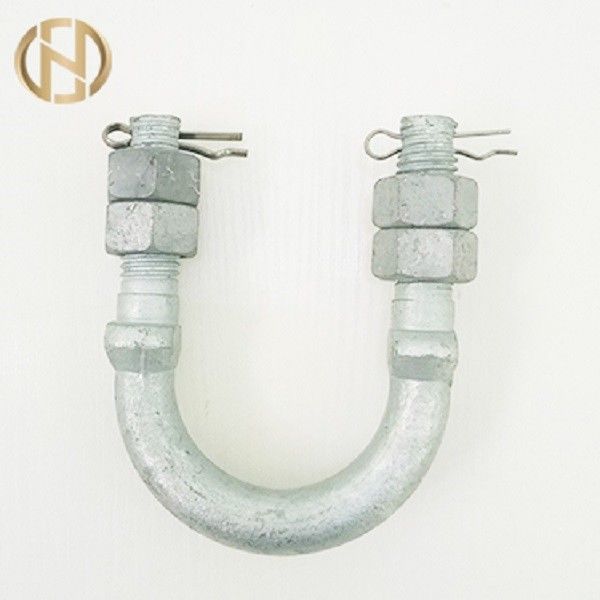 Phụ kiện cực màu bạc Bu lông loại U cho Chốt tháp Phụ kiện tháp