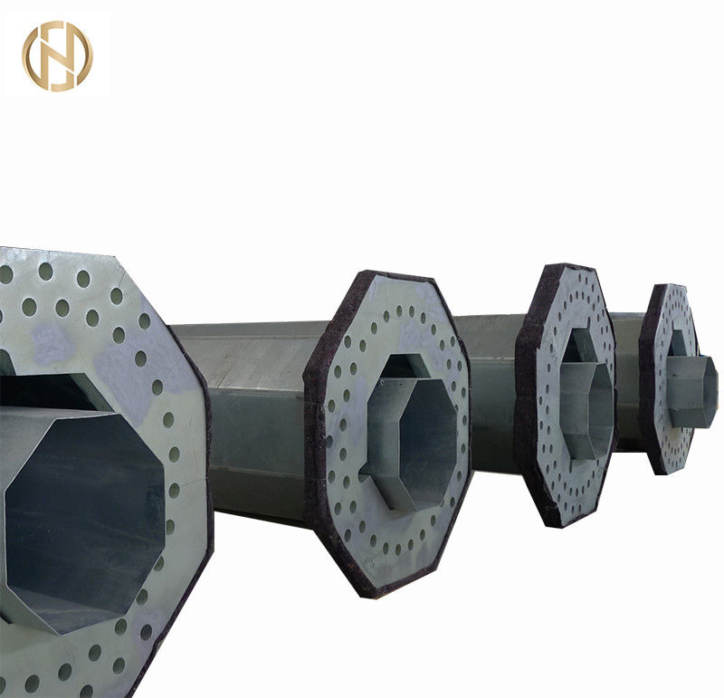 Cột Viễn thông 100FT 120FT Chống Gió, Trụ Viễn thông bằng Thép ASTM A572 GR65 cho Các Yêu Cầu Khác Nhau