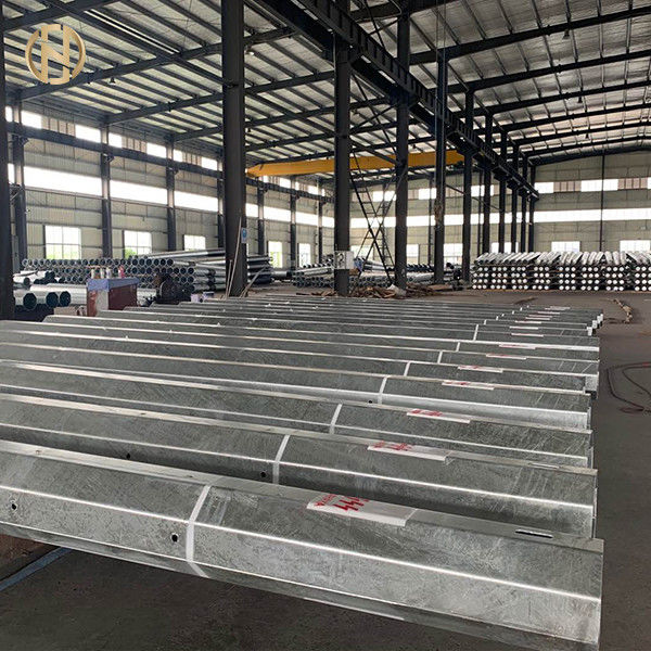 Dây chuyền kim loại tự hỗ trợ 32m 0-30 độ Dodecagon Đường dây 166KV