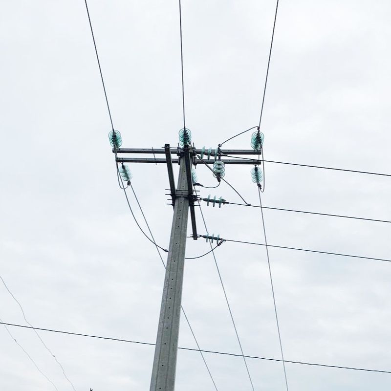 Phụ kiện cực 12KV 35KV Thép mạ kẽm 8000D Chéo cho dự án điện