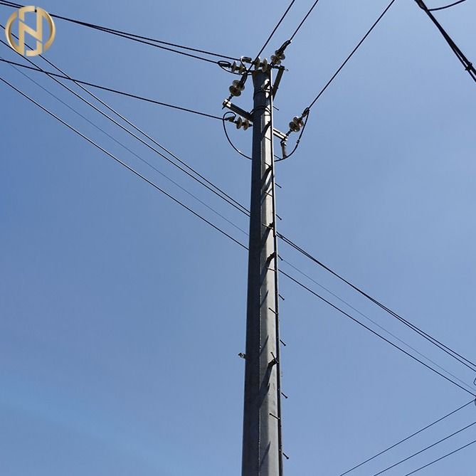 Cực thép hình ống 161KV Q420 355Mpa cho đường dây truyền tải điện