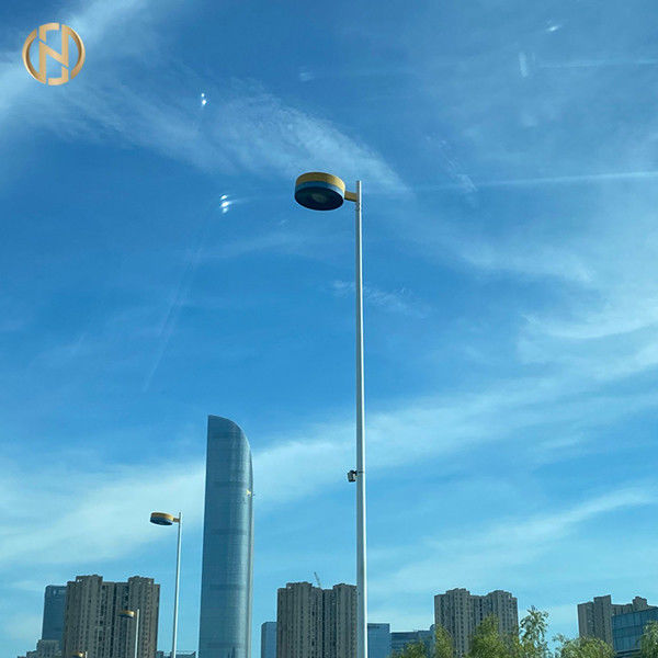 15m Bát giác nhúng nóng mạ kẽm bên đường GI Street Light Pole