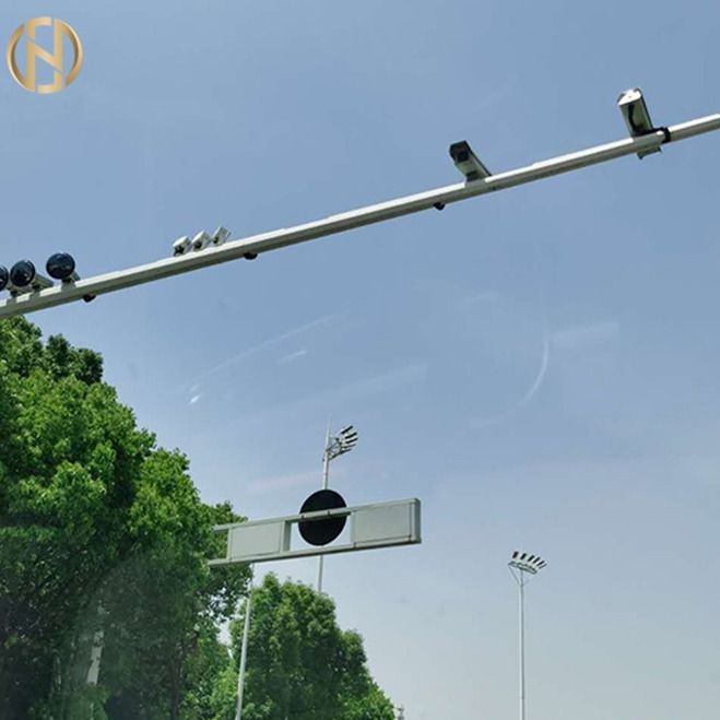 Camera quan sát mạ kẽm Q235 Camera an ninh ngoài trời Cực đôi Chân đế