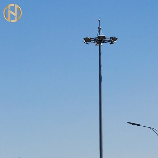 Sân vận động bằng thép mạ kẽm nhúng nóng Kính viễn vọng Cực ánh sáng cao Mast