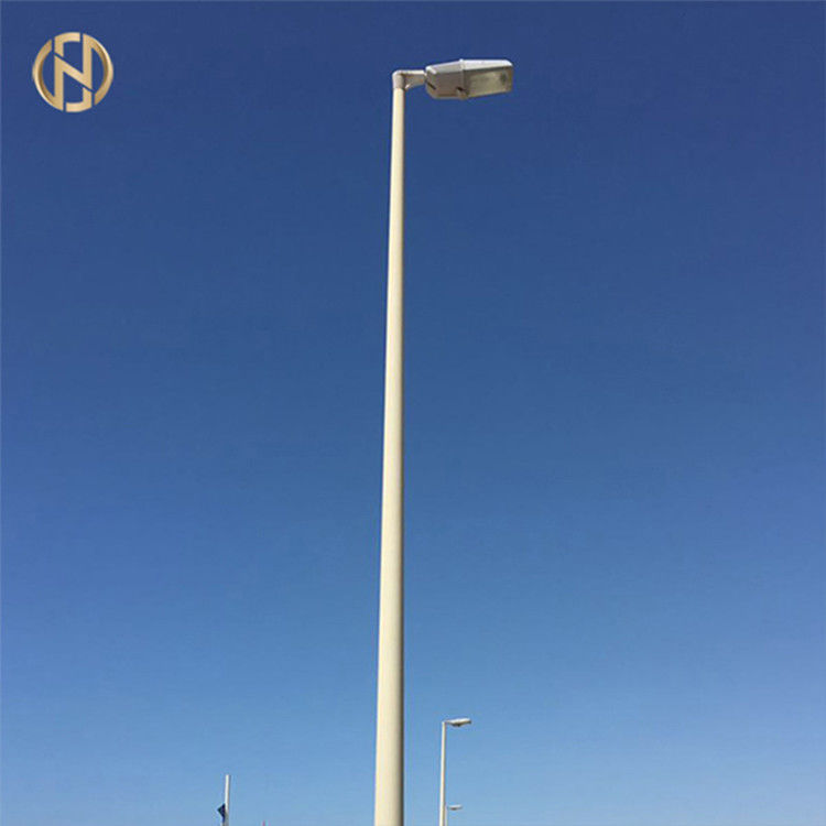 Hot-Dip Galvanized Q235B Street Light Pole với màu sắc tùy chỉnh
