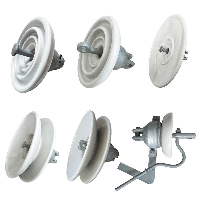 Chất cách điện bằng sứ bị treo Dây đất cho đường dây truyền tải